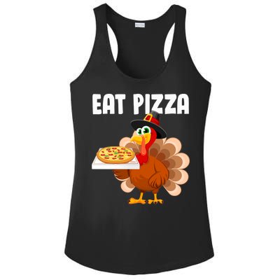 Turkey Eat Pizza Funny Ladies PosiCharge Competitor Racerback Tank