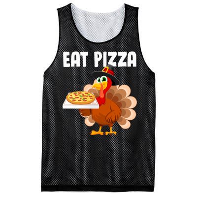 Turkey Eat Pizza Funny Mesh Reversible Basketball Jersey Tank