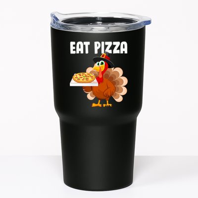 Turkey Eat Pizza Funny Tumbler