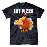 Turkey Eat Pizza Funny Tie-Dye T-Shirt