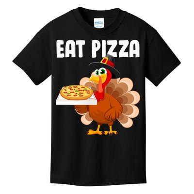 Turkey Eat Pizza Funny Kids T-Shirt