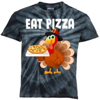 Turkey Eat Pizza Funny Kids Tie-Dye T-Shirt