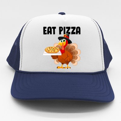 Turkey Eat Pizza Funny Trucker Hat