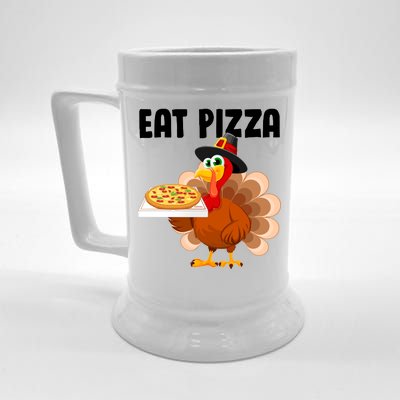 Turkey Eat Pizza Funny Beer Stein