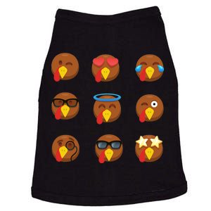 Turkey Emoji's Funny Thanksgiving  Doggie Tank