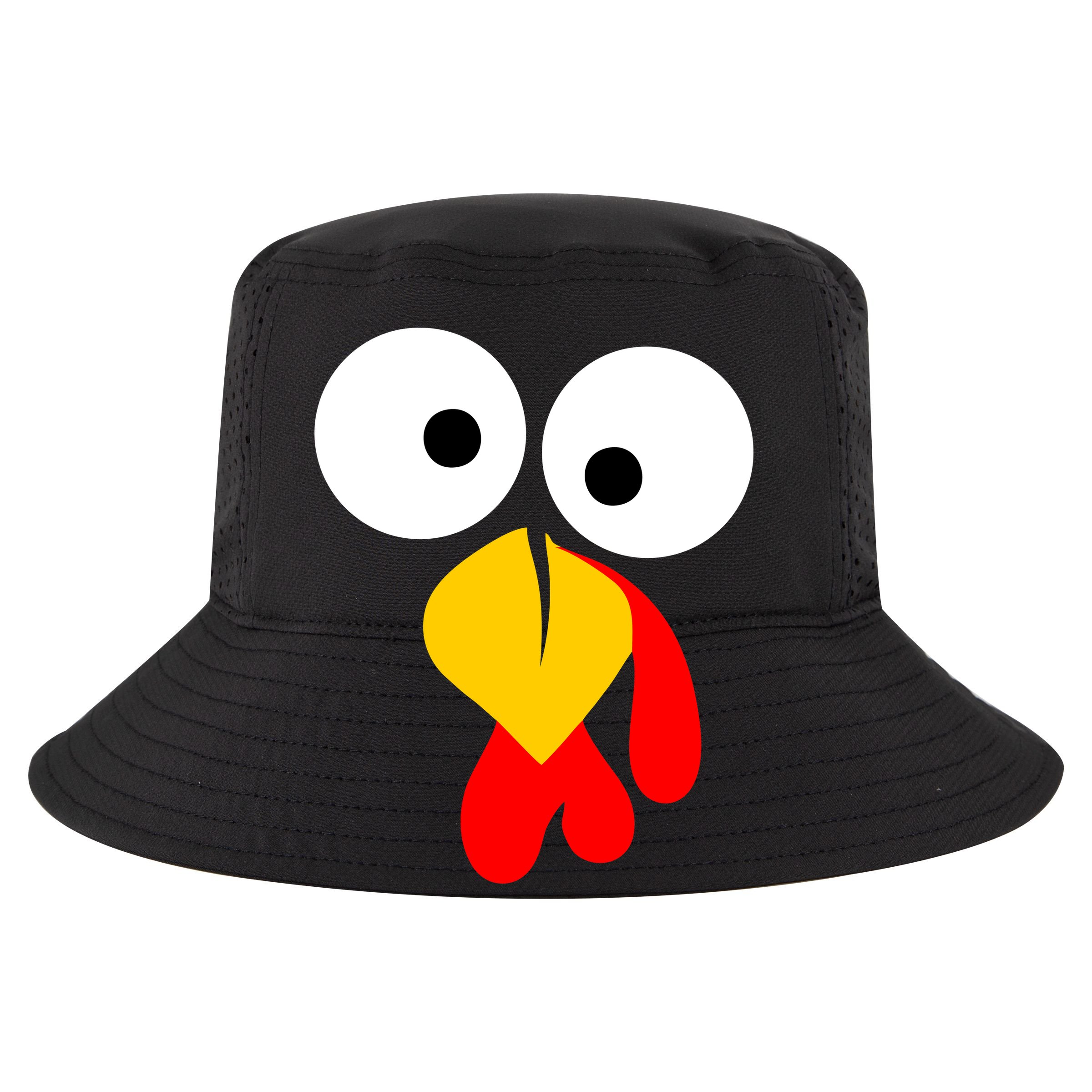 Turkey Face Funny Thanksgiving Day Tank Top