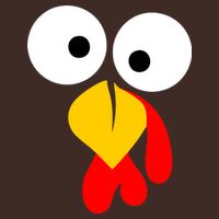 Turkey Face Funny Thanksgiving Day Cooling Performance Crew T-Shirt