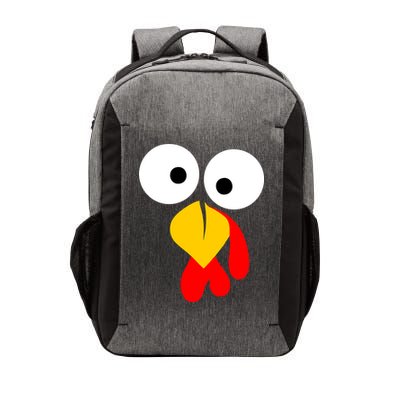 Turkey Face Funny Thanksgiving Day Vector Backpack