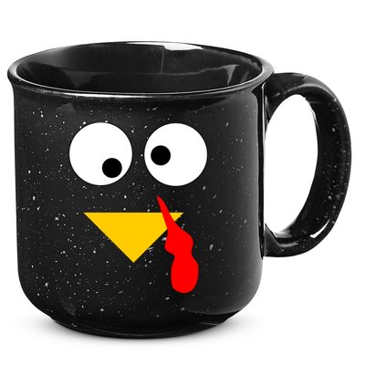 Turkey Face Gobble Thanksgiving 15oz Campfire Ceramic Mug