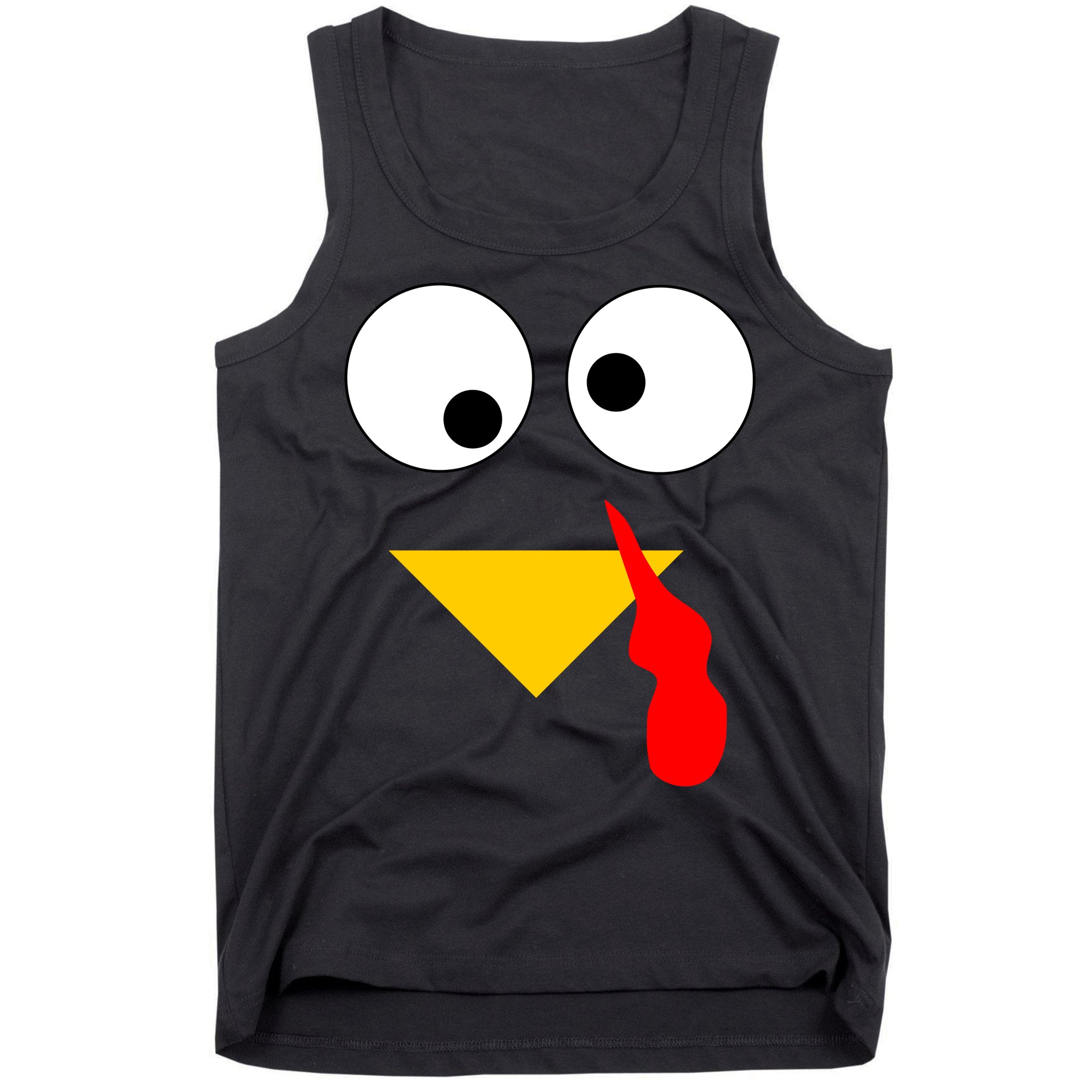 Turkey Face Gobble Thanksgiving Tank Top