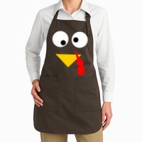 Turkey Face Gobble Thanksgiving Apron