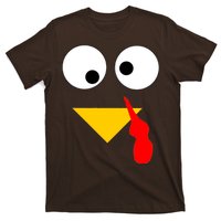 Turkey Face Gobble Thanksgiving T-Shirt