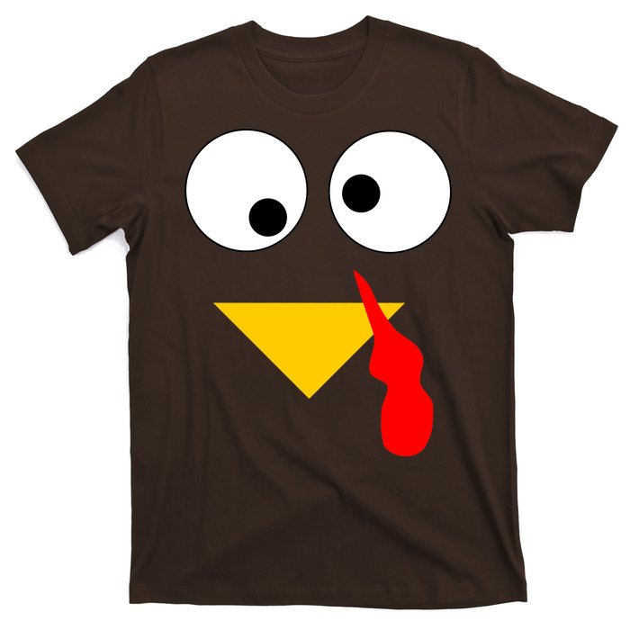 Turkey Face Gobble Thanksgiving T-Shirt