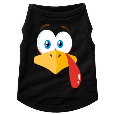 Turkey Face Pilgrim Funny Cute Doggie Tank