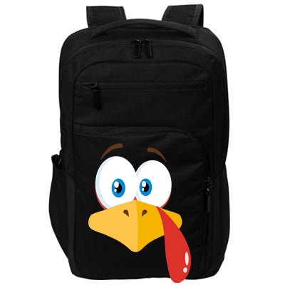 Turkey Face Pilgrim Funny Cute Impact Tech Backpack