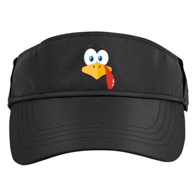Turkey Face Pilgrim Funny Cute Adult Drive Performance Visor