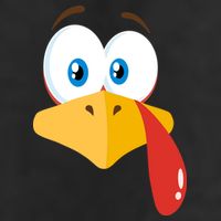 Turkey Face Pilgrim Funny Cute Adult Drive Performance Visor
