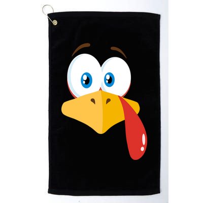 Turkey Face Pilgrim Funny Cute Golf Towel