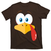 Turkey Face Pilgrim Funny Cute T-Shirt