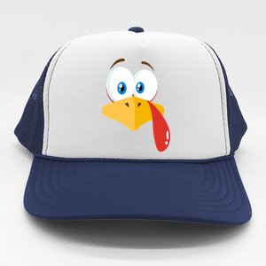 Turkey Face Pilgrim Funny Cute Trucker Hat