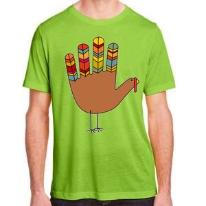 Turkey Hand High Five Adult ChromaSoft Performance T-Shirt