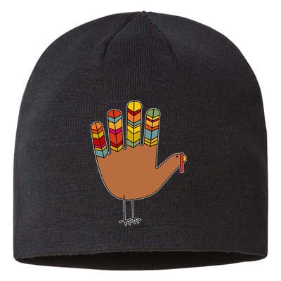 Turkey Hand High Five Sustainable Beanie