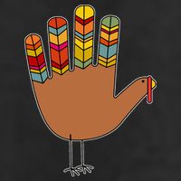 Turkey Hand High Five Hat