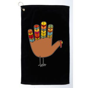 Turkey Hand High Five Platinum Collection Golf Towel