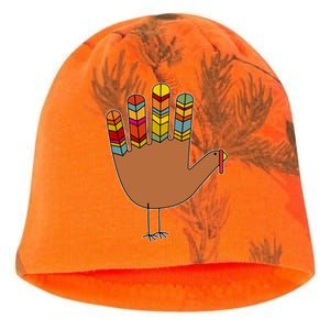 Turkey Hand High Five Kati - Camo Knit Beanie