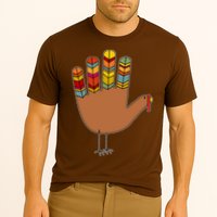 Turkey Hand High Five Cooling Performance Crew T-Shirt