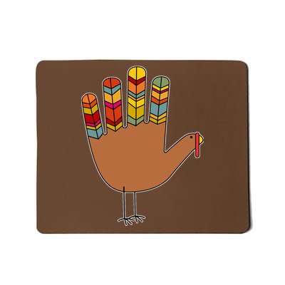 Turkey Hand High Five Mousepad