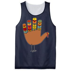 Turkey Hand High Five Mesh Reversible Basketball Jersey Tank