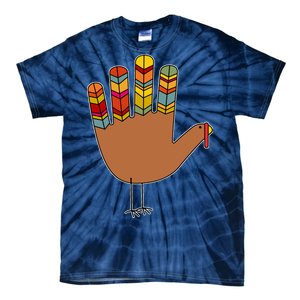 Turkey Hand High Five Tie-Dye T-Shirt