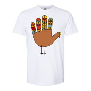 Turkey Hand High Five Softstyle CVC T-Shirt