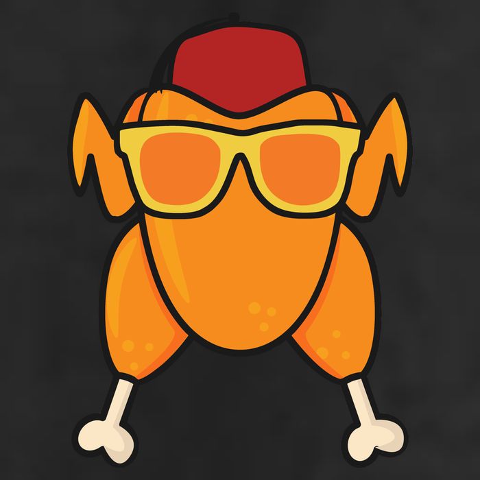 Turkey Head Happy Thanksgiving Day Funny 7 Panel Mesh Trucker Snapback Hat