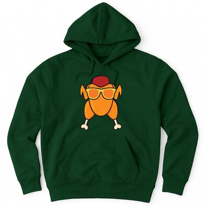 Turkey Head Happy Thanksgiving Day Funny Hoodie