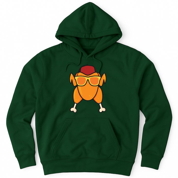 Turkey Head Happy Thanksgiving Day Funny Hoodie