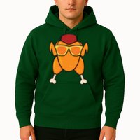 Turkey Head Happy Thanksgiving Day Funny Hoodie