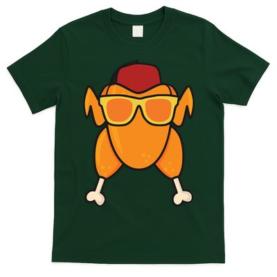 Turkey Head Happy Thanksgiving Day Funny T-Shirt