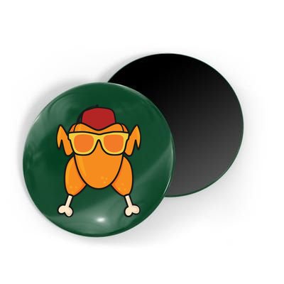 Turkey Head Happy Thanksgiving Day Funny Magnet