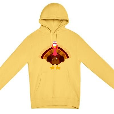 Turkey Nurse Premium Pullover Hoodie