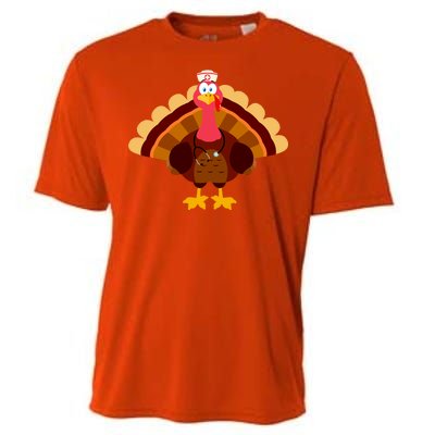 Turkey Nurse Cooling Performance Crew T-Shirt