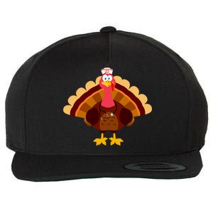 Turkey Nurse Wool Snapback Cap