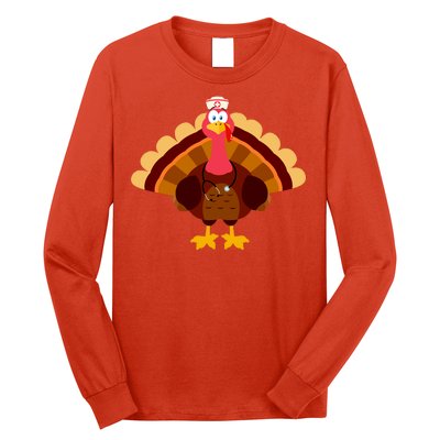 Turkey Nurse Long Sleeve Shirt