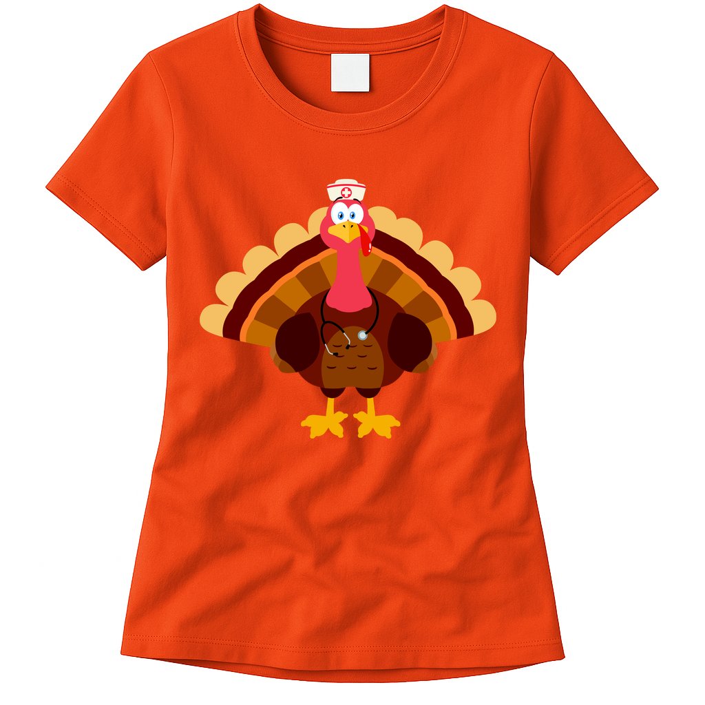 Turkey Nurse Womens T-Shirt