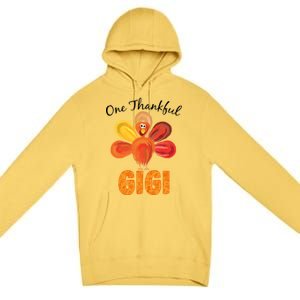 Turkey One Thankful Gigi Premium Pullover Hoodie