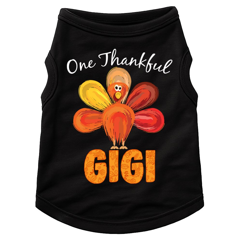 Turkey One Thankful Gigi Doggie Tank