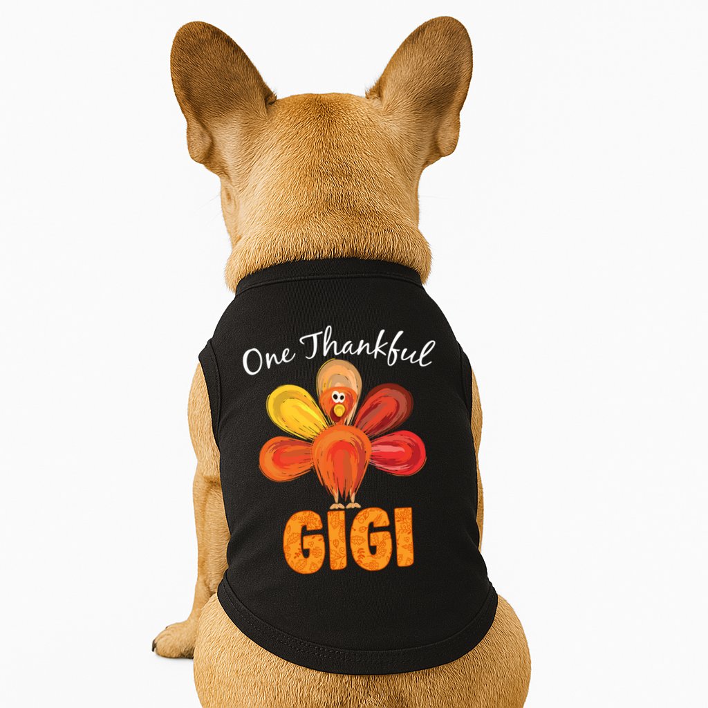 Turkey One Thankful Gigi Doggie Tank