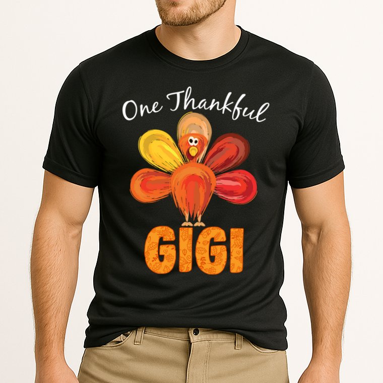 Turkey One Thankful Gigi Cooling Performance Crew T-Shirt