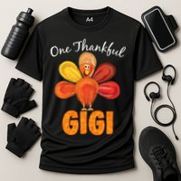 Turkey One Thankful Gigi Cooling Performance Crew T-Shirt